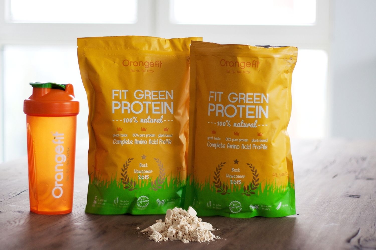 Review: Fit Green Protein van Orangefit - Fitguide.nl